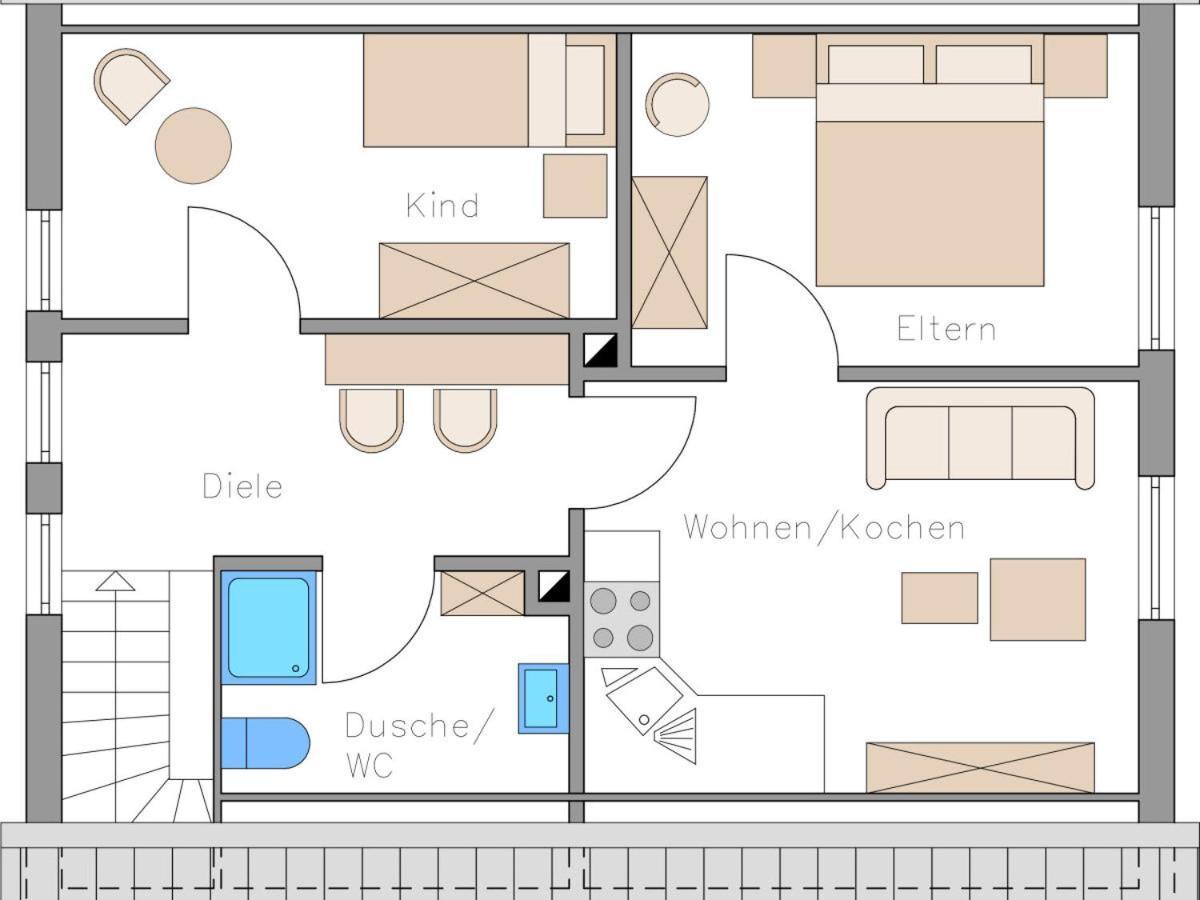 Apartmán Ankerplatz10 Varel Exteriér fotografie